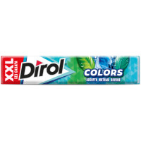 Жевательная резинка Dirol Colors XXL ассорти мятных вкусов без сахара, 19г