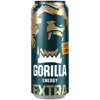 Напиток Gorilla Extra Energy безалкогольный тонизирующий газированный пастеризованный, 450мл