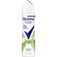 Антиперспирант-дезодорант Rexona Свежесть бамбука и алоэ вера спрей, 150мл Антиперспирант-дезодорант Rexona Свежесть бамбука и алоэ вера спрей, 150мл
