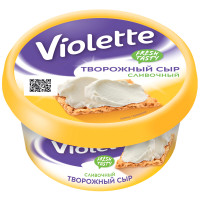 Сыр творожный Violette Сливочный 70%, 140г