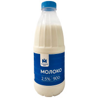 Молоко питьевое пастеризованное 2.5% Молочный Знак, 900г