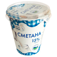 Сметана Нижняя Тавда 15%, 300г