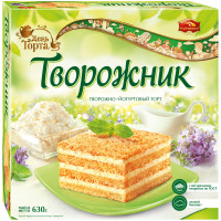 Торт Черёмушки Творожно-йогуртовый, 630г