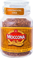 Кофе Moccona Continental Gold натуральный растворимый, 95г