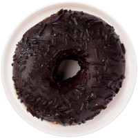Пончик Перекрёсток Donut с шоколадной начинкой, 68г