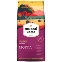 Кофе Живой Кофе Mokka Африка натуральный жареный молотый, 200г