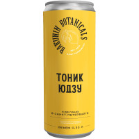 Напиток газированный Бакунин Ботаникалс Тоник юдзу безалкогольныйй, 330мл