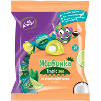 Конфеты Konti Живинка Tropic Sea со вкусом лайм-кокос, 250г
