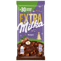 Шоколад Milka extra молочный с фундуком, 140г