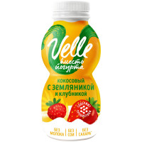 Продукт Велле Клубника-Земляника кокосовый питьевой, 250мл