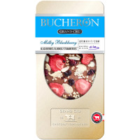 Шоколад Bucheron Grand Cru молочный с ежевикой орехами и клубникой, 100г