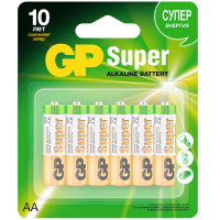 Батарейки GP Super Alkaline типоразмера  АА, 6шт