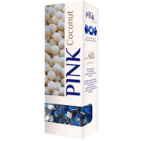 Конфеты Pink Coconut с комбинированными кремовыми начинками глазированные, 163г