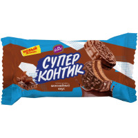 Печенье-сэндвич Konti Супер-Контик шоколадное, 100г