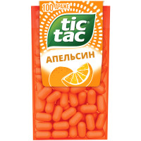 Драже Tic Tac со вкусом апельсина, 49г