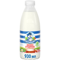 Молоко Простоквашино отборное пастеризованное 3.4-4.5%, 930мл