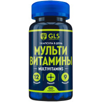 БАД GLS Pharmaceuticals в капсулах Мультивитамины 12+9, 60шт
