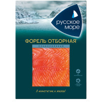 Форель Русское Море филе-ломтики слабосолёная, 120г