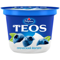 Йогурт Teos Греческий Черника 2%, 250г
