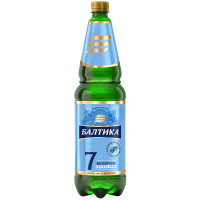 Пиво Балтика №7 Экспортное светлое 5.4%, 1.3л