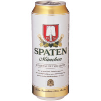 Пиво Spaten Мюнхен светлое пастеризованное 5.2%, 450мл