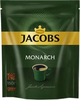 Кофе Jacobs Monarch натуральный растворимый сублимированный, 150г
