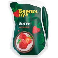 Йогурт Бежин Луг с клубникой 2.5%, 900мл