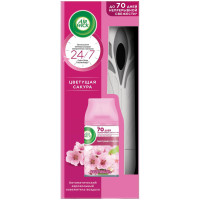 Автоматический освежитель воздуха Air Wick Freshmatic Pure Цветущая сакура + сменный баллон, 250мл