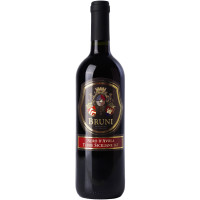 Вино Bruni Nero d'Avola Sicilia DOC красное полусухое 13%, 750мл
