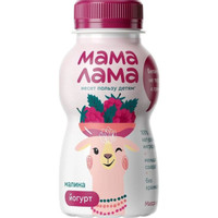 Йогурт питьевой Мама Лама малина с 3 лет 2.5%, 200г