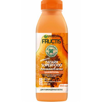 Шампунь Garnier Fructis SuperFood для восстановления волос папайя, 350мл