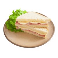 Сэндвич с ветчиной, сыром моцарелла запеченный 130г