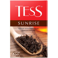 Чай Tess Sunrise чёрный листовой, 100г