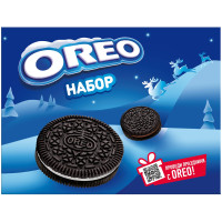 Печенье Oreo с какао и начинкой клубника-ваниль, 456г