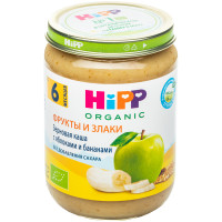 Каша HiPP Зерновая с яблоками и бананами с 6 месяцев, 190г