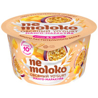 Продукт овсяный Nemoloko Yogurt манго-маракуйя обогащённый для детского питания, 130г