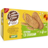 Печенье Хлебный Спас Полезный Завтрак со злаками, 160г