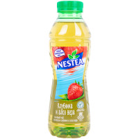 Чай Nestea зелёный со вкусом клубники и алоэ вера, 500мл