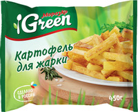 Картофель Морозко Green для жарки быстрозамороженный, 450г