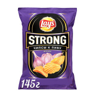 Чипсы Lay's Strong чеснок, 145г