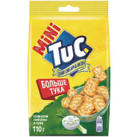 Крекер Tuc Мини соленый со вкусом сметаны и лука, 110г