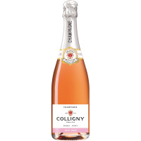 Вино игристое Colligny розовое брют 12.5%, 750мл