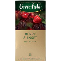Напиток чайный Greenfield Берри сансет фруктовый лесные ягоды в пакетиках, 25х2г