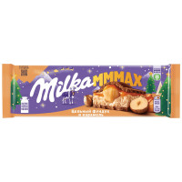 Шоколад молочный Milka Mmmax цельный фундук и карамель, 270г