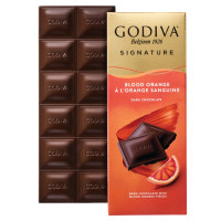 Шоколад тёмный Godiva с красным апельсином, 90г