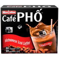 Кофе MacCoffee Café PHO 3в1 растворимый, 10х24г