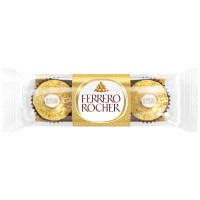 Конфеты Ferrero Rocher молочный шоколад и лесной орех, 37.5г