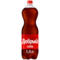 Напиток сильногазированный Добрый Cola, 1.5л