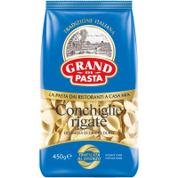 Макароны Grand di Pasta Conchiglie rigate группа А высший сорт, 450г