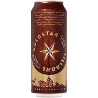 Пиво Goldstar Dark Lager Beer тёмное фильтрованное пастеризованное 4,9%, 500мл